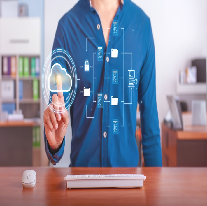 Cloud Dialer Workflow Illustration
